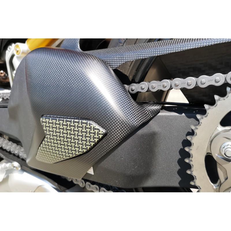 CNC Racing Carbon Fiber / Kevlar Swingarm Cover for Ducati Panigale V4 / S / Speciale