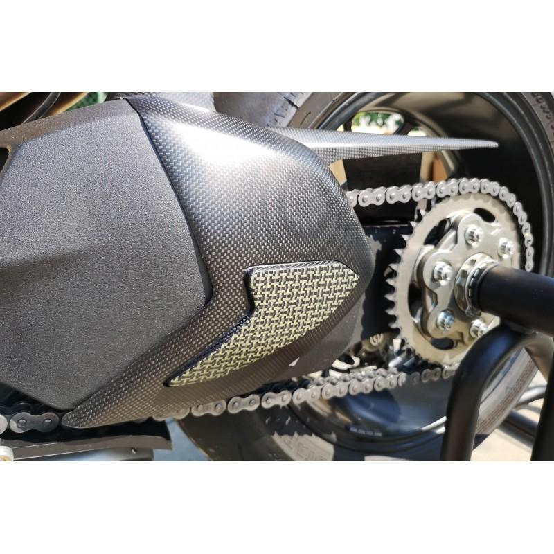CNC Racing Carbon Fiber / Kevlar Swingarm Cover for Ducati Panigale V4 / S / Speciale