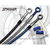 Spiegler Rear Stainless Steel Braided Brake Line Kit - 1199