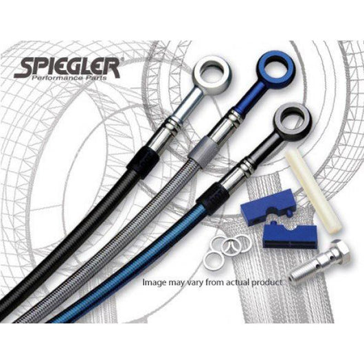 Spiegler Front Stainless Steel Braided Brake Line Kit - Alternate 2 line kit - 1199