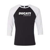 Ducati Omaha Classic Raglan Black/White