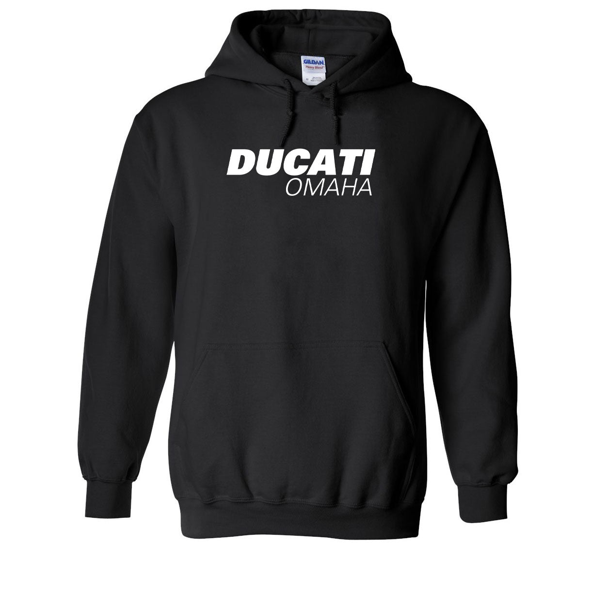 DUCATI プルオーバーパーカー ブラック Ducati Omaha Classic Hooded Sweatshirt - Black