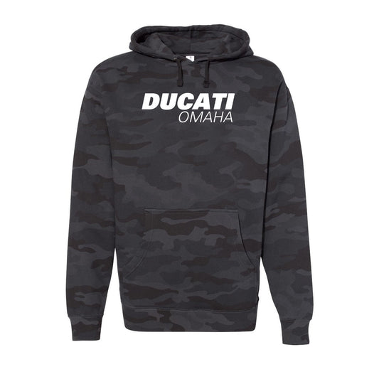 Ducati Omaha Classic Hooded Sweatshirt Black Camo