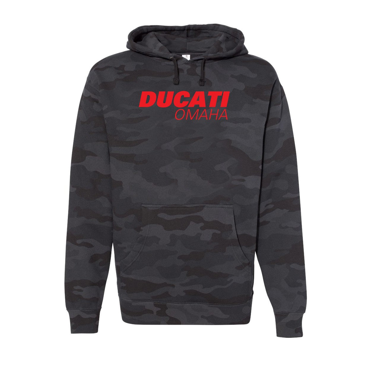 Ducati Omaha Classic Hooded Sweatshirt Black Camo