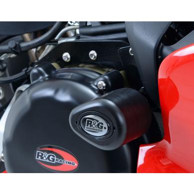 RG.CP0389BL - R&G Aero Style Frame Sliders For Ducati 899 Panigale, 959 Panigale, 1199 Panigale & 1299 Panigale | No-Cut Black