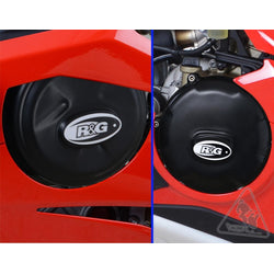 RG.KEC0113BK - R&G Engine Case Cover Kit For Ducati Panigale V4 '17-'19, Ducati Panigale V4S 19 & Ducati Panigale V4 Speciale '18 | 2 Piece Kit