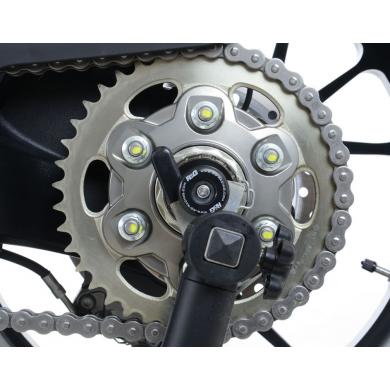RG.SS0018BK - R&G Rear Axle Sliders Spindle Spools SuperSport, Monster  1200, Panigale V4 & Multistrada 1260
