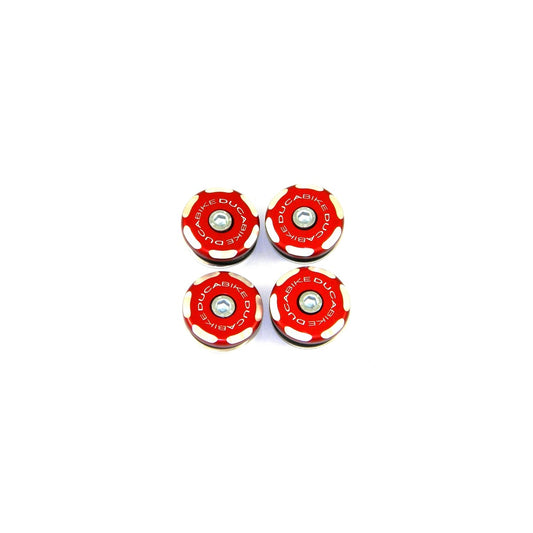Ducabike Frame Plug Kit - RED