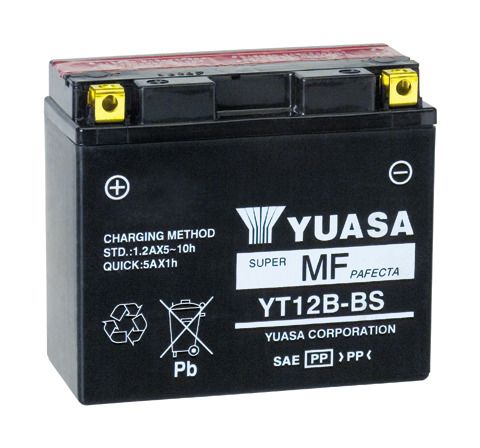 YT12B-BS - Yuasa AGM Battery